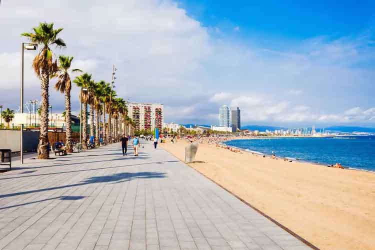 spiagge di Barcellona