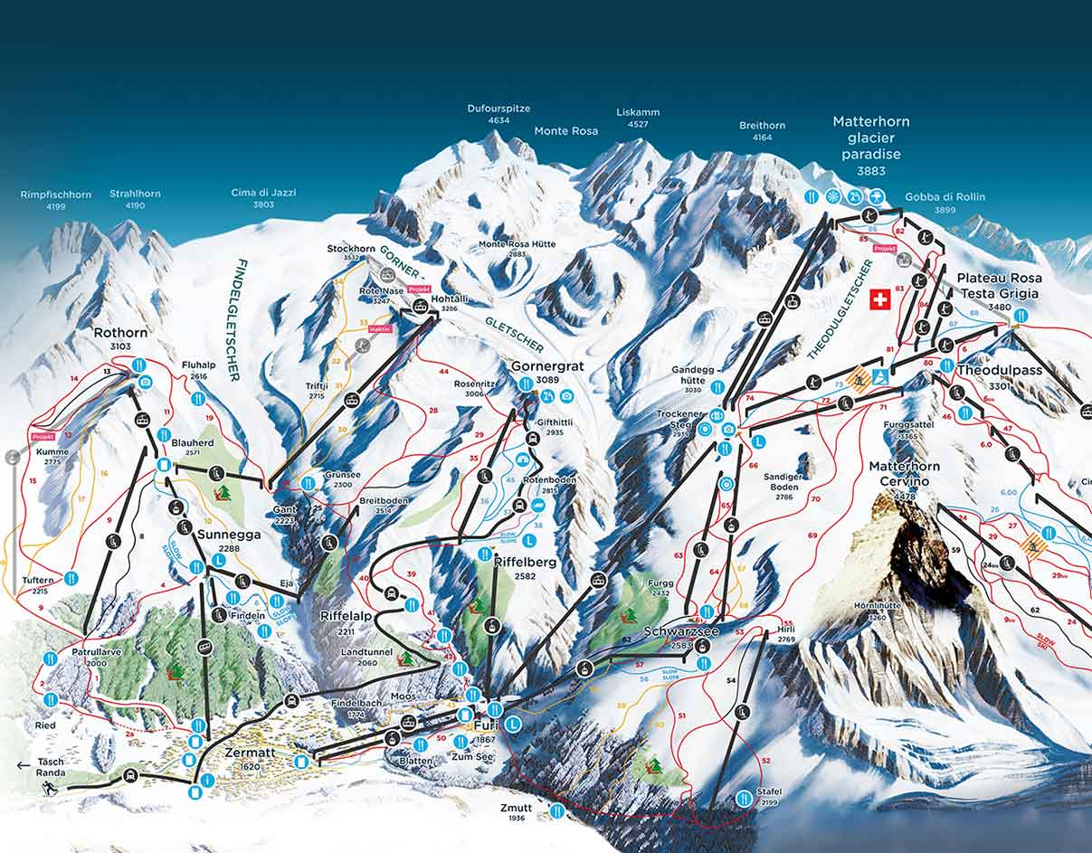 sciare a Zermatt