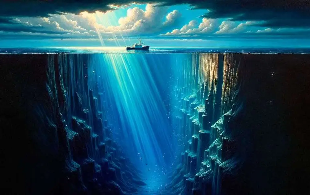 la fossa delle Marianne è la parte più profonda dell'oceano